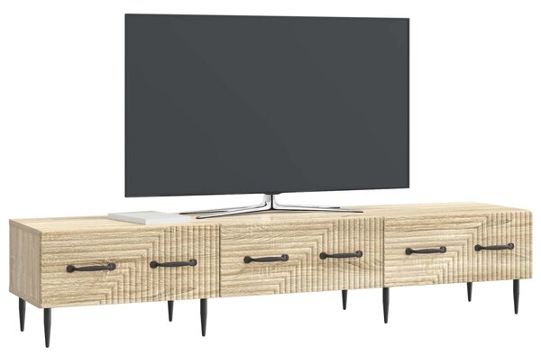 TV szekrény fiókkal Sonoma Tölgy 147 x 34,5 x 30 cm Szerelt Fa