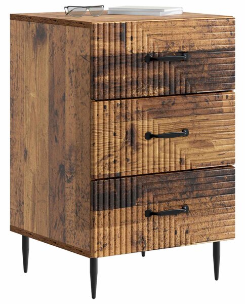 Éjjeliszekrény fiókkal Antik Fa 43 x 41 x 66,5 cm Szerelt Fa