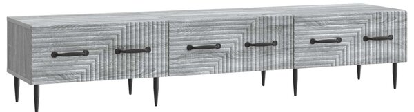 TV szekrény fiókkal Szürke Sonoma 147 x 34,5 x 30 cm Szerelt Fa