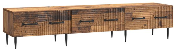 TV szekrény fiókkal Antik Fa 147 x 34,5 x 30 cm Szerelt Fa