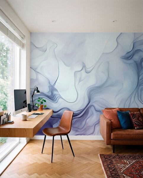 Fotótapéta Színes absztrakt hullámok világos háttéren, 3d fotótapéta, Fotótapéta 3d geometriai alakzatok, w01185v1 : Uwalls.hu