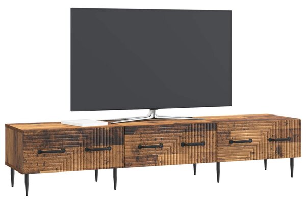 TV szekrény fiókkal Antik Fa 147 x 34,5 x 30 cm Szerelt Fa