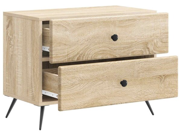 Éjjeliszekrény Sonoma Tölgy 62 x 34,5 x 47,5 cm Szerelt Fa