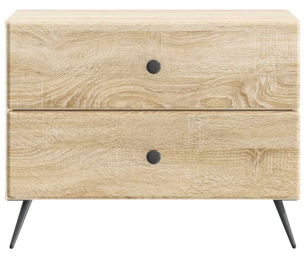 Éjjeliszekrény Sonoma Tölgy 62 x 34,5 x 47,5 cm Szerelt Fa