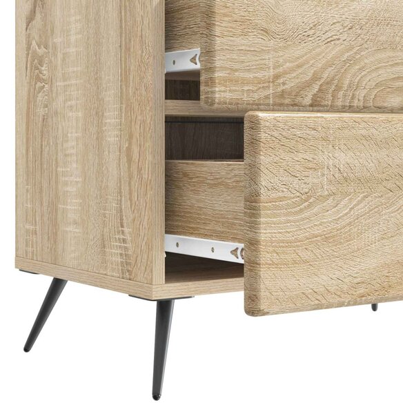 Éjjeliszekrény Sonoma Tölgy 62 x 34,5 x 47,5 cm Szerelt Fa