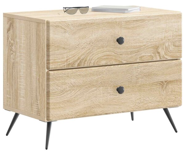 Éjjeliszekrény Sonoma Tölgy 62 x 34,5 x 47,5 cm Szerelt Fa