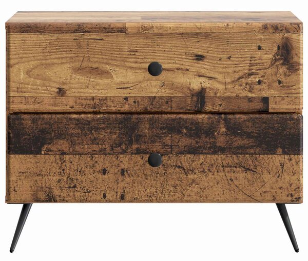 Éjjeliszekrény fiókkal Antik Fa 62 x 34,5 x 47,5 cm Szerelt Fa
