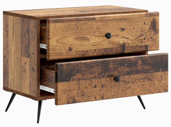 Éjjeliszekrény fiókkal Antik Fa 62 x 34,5 x 47,5 cm Szerelt Fa