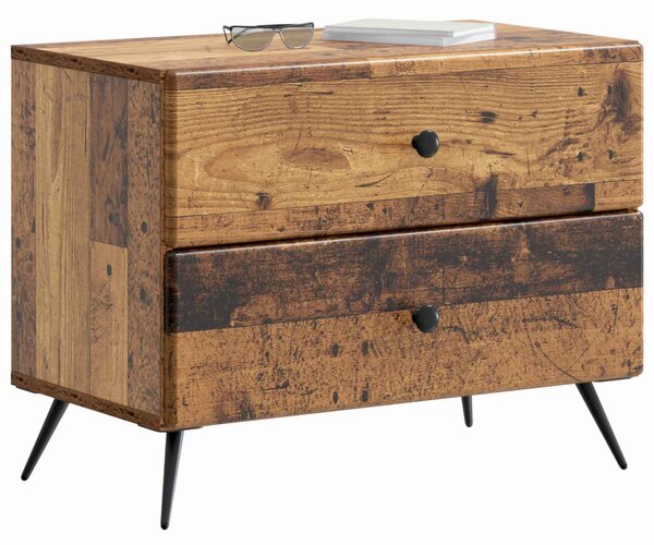 Éjjeliszekrény fiókkal Antik Fa 62 x 34,5 x 47,5 cm Szerelt Fa