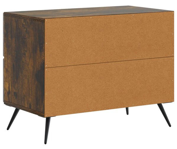 Éjjeliszekrény Füstös Tölgy 62 x 34,5 x 47,5 cm Szerelt Fa