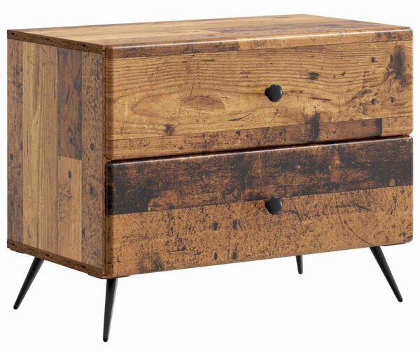 Éjjeliszekrény fiókkal Antik Fa 62 x 34,5 x 47,5 cm Szerelt Fa