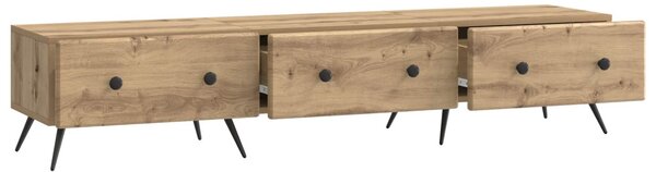 TV szekrény Kézműves Tölgy 147 x 34,5 x 30 cm Szerelt Fa