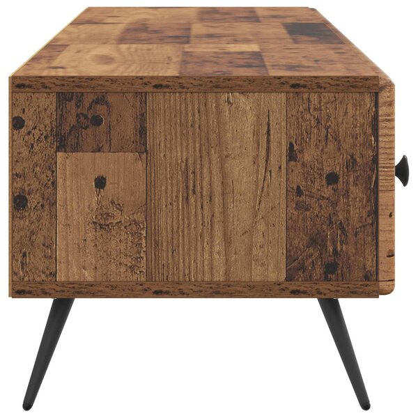 TV szekrény fiókkal Antik Fa 147 x 34,5 x 30 cm Szerelt Fa