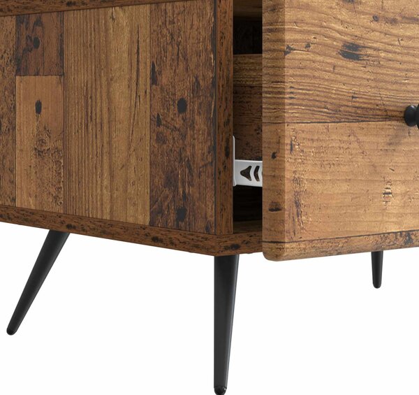 TV szekrény fiókkal Antik Fa 147 x 34,5 x 30 cm Szerelt Fa