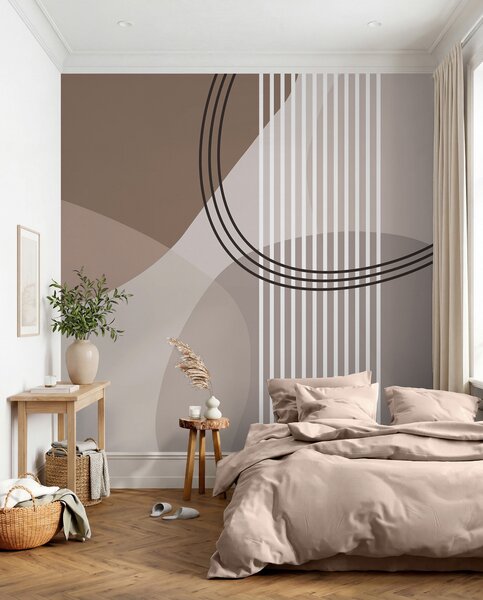Fotótapéta Geometriai absztrakciós vonal és kör minimalizmus modern stílusban , Fotótapéta absztrakt, w08173 : Uwalls.hu