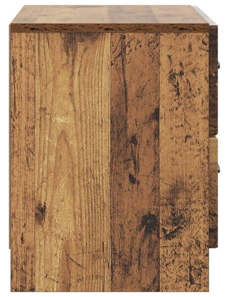 Éjjeliszekrény fiókkal Antik Fa 62 x 34,5 x 44,5 cm Szerelt Fa