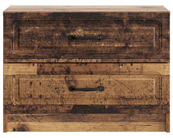 Éjjeliszekrény fiókkal Antik Fa 62 x 34,5 x 44,5 cm Szerelt Fa