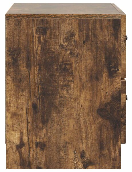 Éjjeliszekrény Füstös Tölgy 62 x 34,5 x 44,5 cm Szerelt Fa
