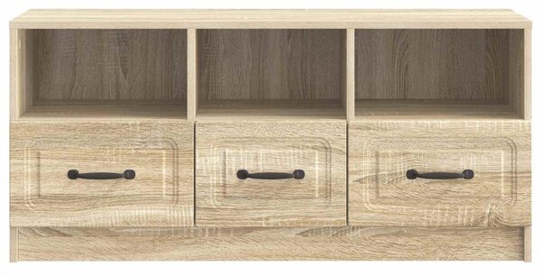 TV szekrény fiókkal Sonoma Tölgy 102 x 34,5 x 47 cm Szerelt Fa