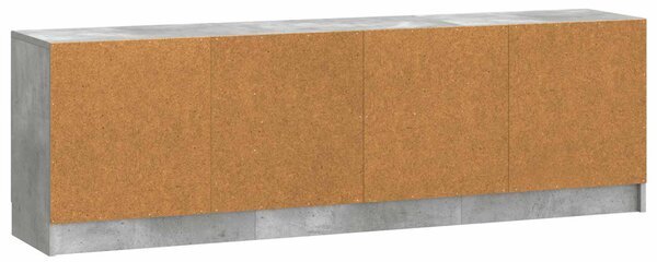 TV szekrény Betonszürke 150 x 31 x 47 cm Szerelt Fa