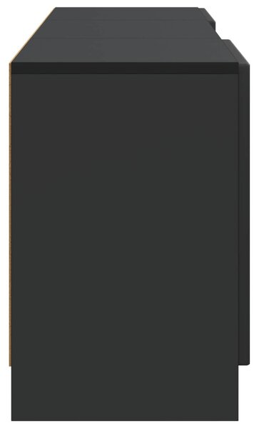 TV szekrény Fekete 150 x 31 x 47 cm Szerelt Fa
