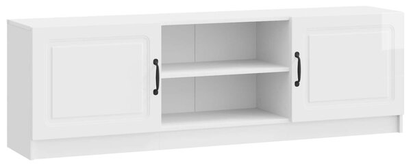 TV szekrény Magasfényű Fehér 150 x 31 x 47 cm Szerelt Fa