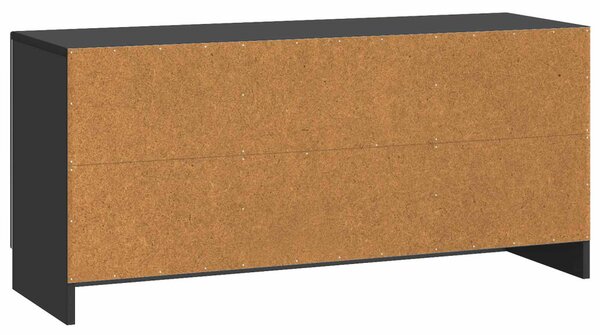 TV szekrény Fekete 102 x 34,5 x 47 cm Szerelt Fa