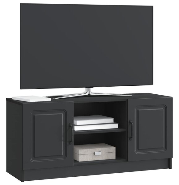 TV szekrény Fekete 102 x 34,5 x 47 cm Szerelt Fa
