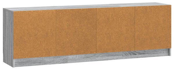 TV szekrény Szürke Sonoma 150 x 31 x 47 cm Szerelt Fa