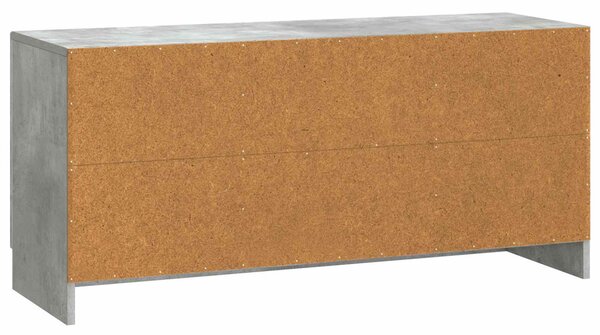 TV szekrény Betonszürke 102 x 34,5 x 47 cm Szerelt Fa