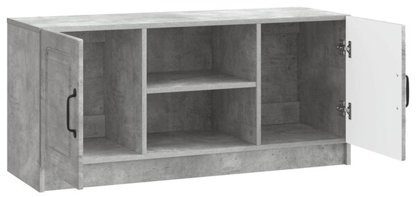 TV szekrény Betonszürke 102 x 34,5 x 47 cm Szerelt Fa