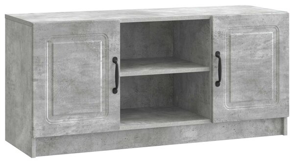TV szekrény Betonszürke 102 x 34,5 x 47 cm Szerelt Fa
