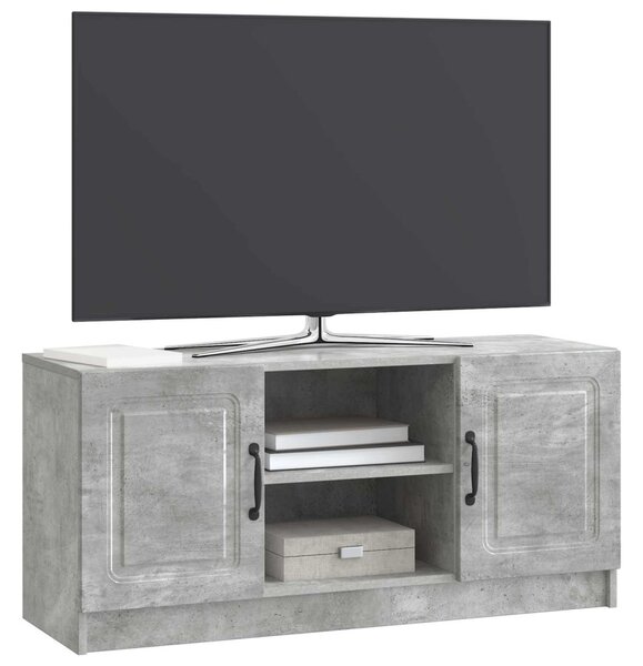TV szekrény Betonszürke 102 x 34,5 x 47 cm Szerelt Fa