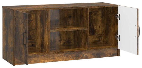 TV szekrény Füstös Tölgy 102 x 34,5 x 47 cm Szerelt Fa