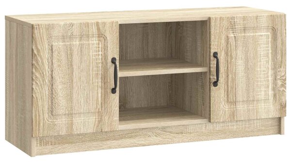 TV szekrény Sonoma Tölgy 102 x 34,5 x 47 cm Szerelt Fa