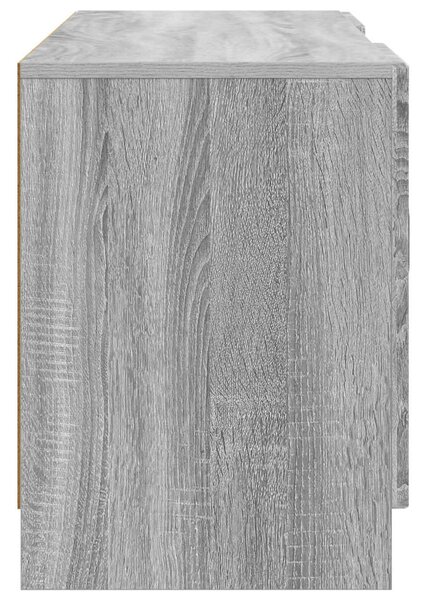 TV szekrény Szürke Sonoma 102 x 34,5 x 47 cm Szerelt Fa