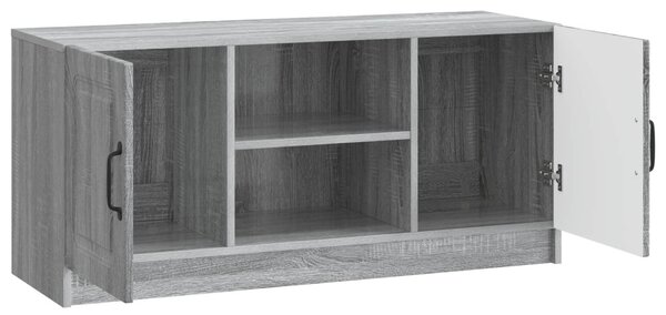 TV szekrény Szürke Sonoma 102 x 34,5 x 47 cm Szerelt Fa