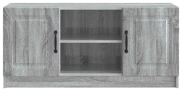 TV szekrény Szürke Sonoma 102 x 34,5 x 47 cm Szerelt Fa
