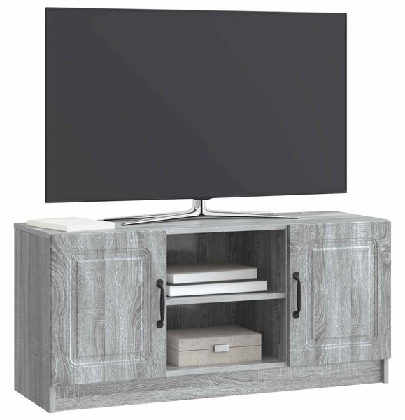 TV szekrény Szürke Sonoma 102 x 34,5 x 47 cm Szerelt Fa