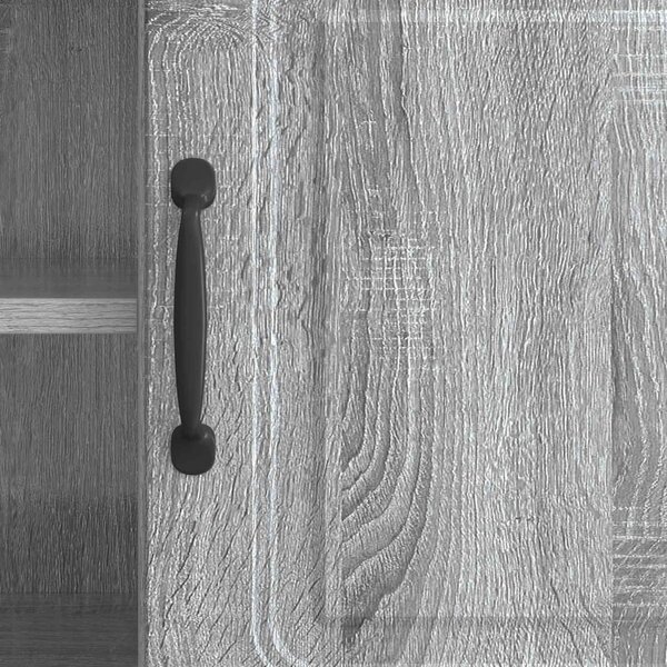 TV szekrény Szürke Sonoma 102 x 34,5 x 47 cm Szerelt Fa