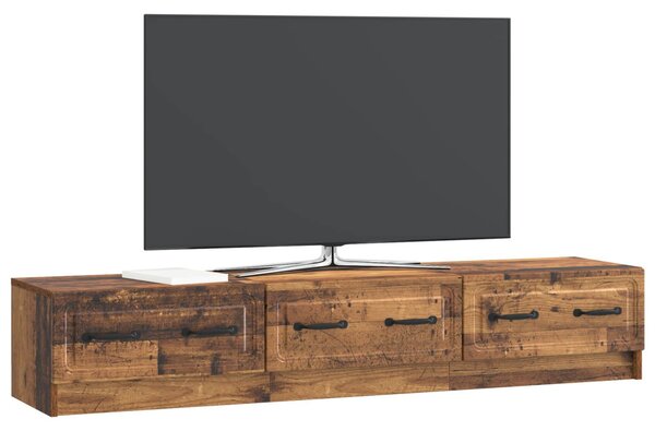 TV szekrény fiókkal Antik Fa 147 x 34,5 x 27 cm Szerelt Fa