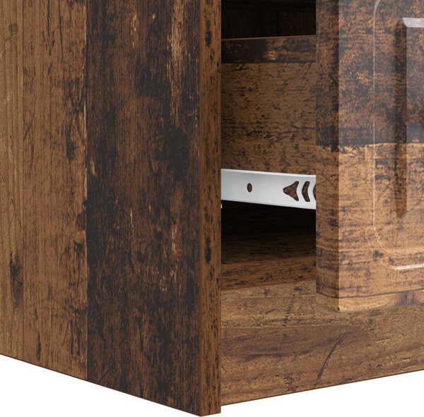 TV szekrény fiókkal Antik Fa 147 x 34,5 x 27 cm Szerelt Fa