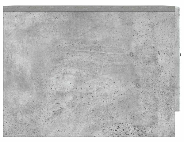 Dohányzóasztal fiókkal Betonszürke 49 x 50 x 37 cm Szerelt Fa