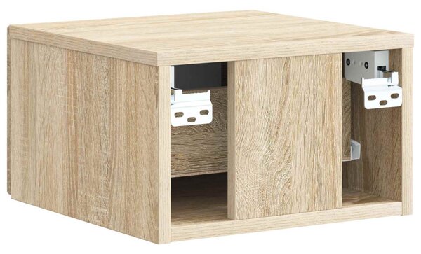 Fali éjjeli szekrény 2 pcs Sonoma Tölgy 33 x 34,5 x 20 cm