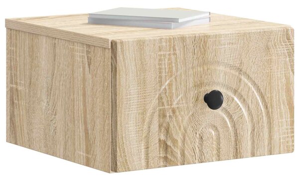 Fali éjjeli szekrény 2 pcs Sonoma Tölgy 33 x 34,5 x 20 cm