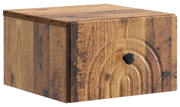 Fali éjjeli szekrény Antik Fa 33 x 34,5 x 20 cm Szerelt Fa