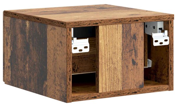Fali éjjeli szekrény Antik Fa 33 x 34,5 x 20 cm Szerelt Fa