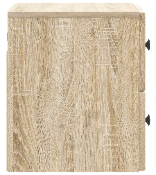 Fali éjjeli szekrény 2 pcs Sonoma Tölgy 33 x 34,5 x 40 cm