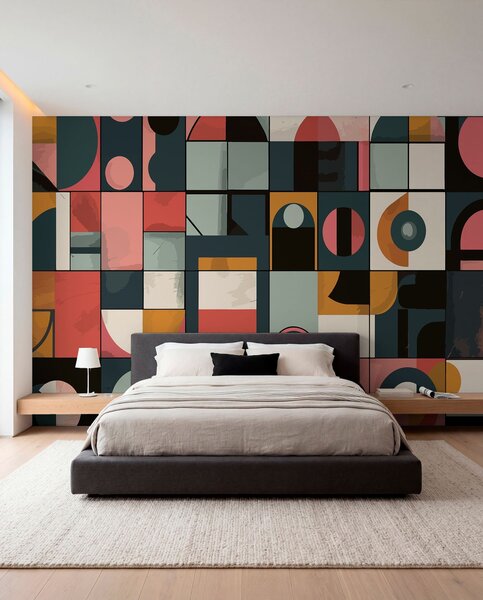 Fotótapéta Bahaus stílus, Fotótapéta absztrakt, w01075 : Uwalls.hu