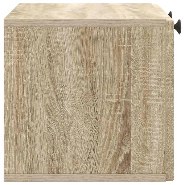 Fali TV szekrény Sonoma Tölgy 59,5 x 31 x 30 cm Szerelt Fa
